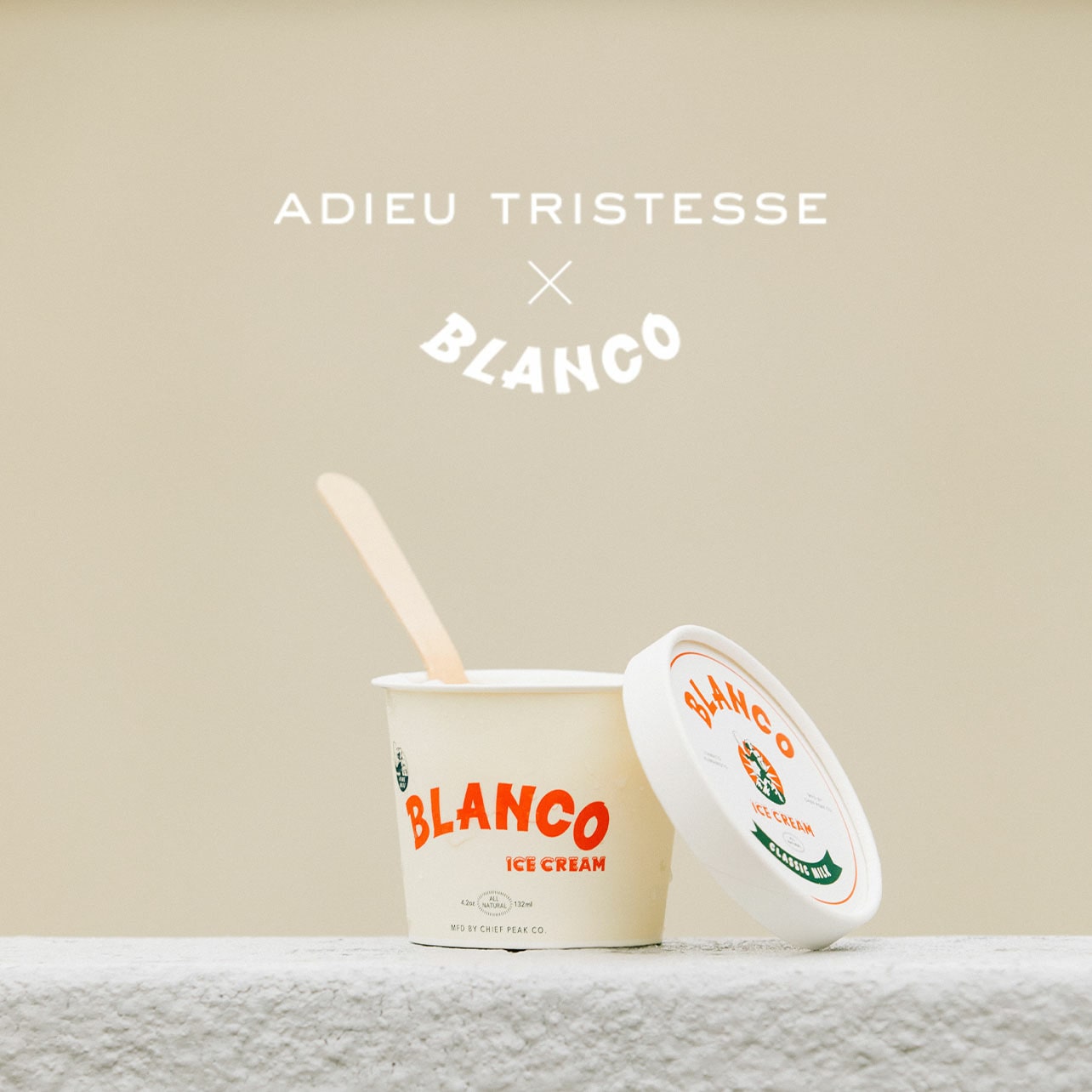 ADIEU TRISTESSE×BLANCO アイスクリーム