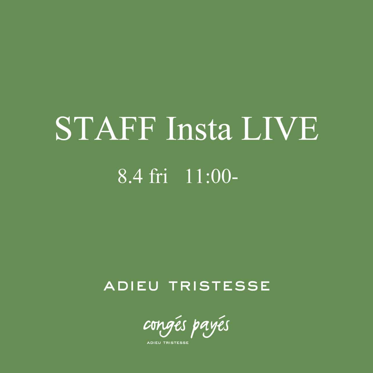 STAFF Insta Live