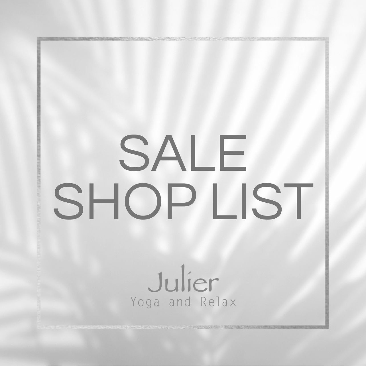 Julier 2026 SALE information