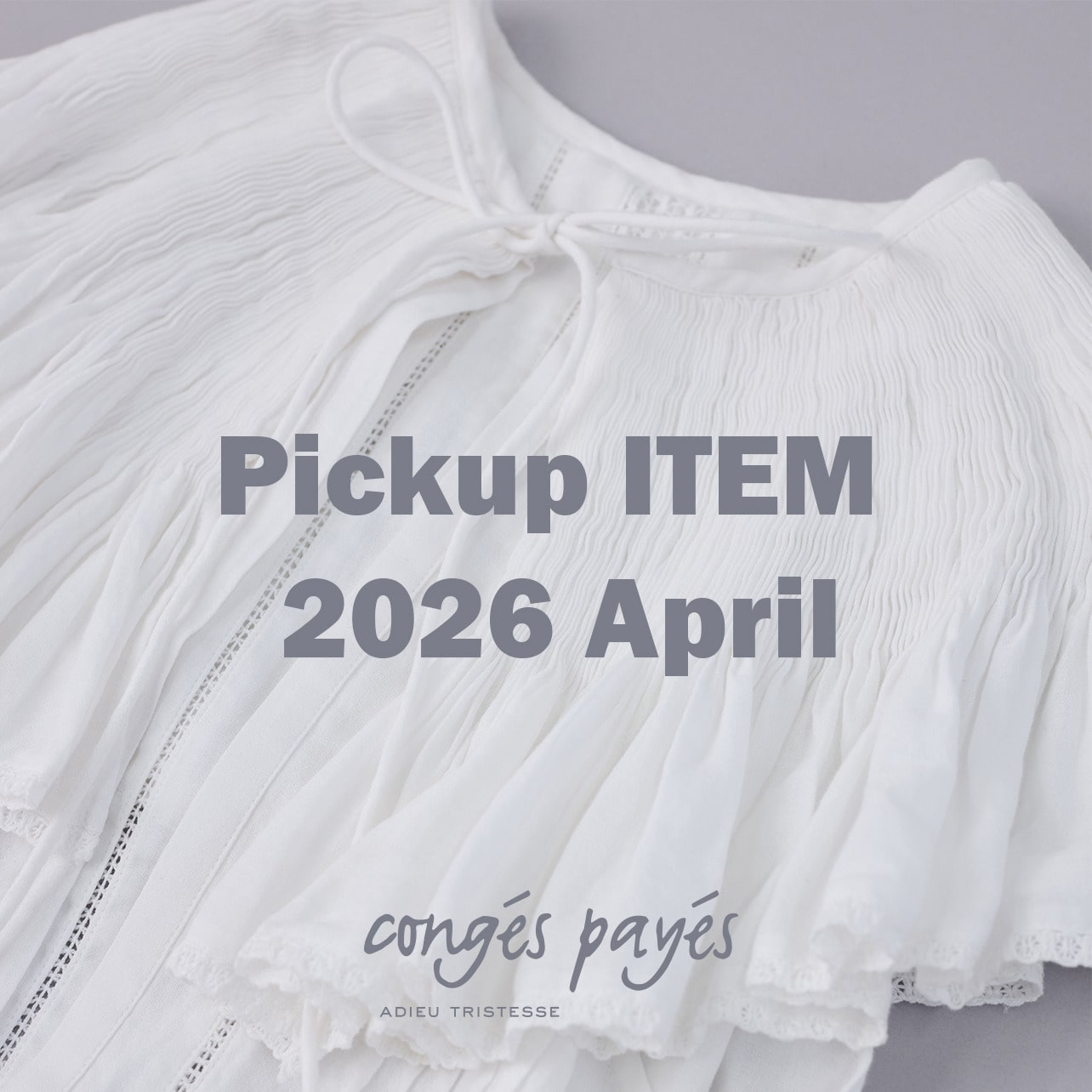 Pickup ITEM 2026 April