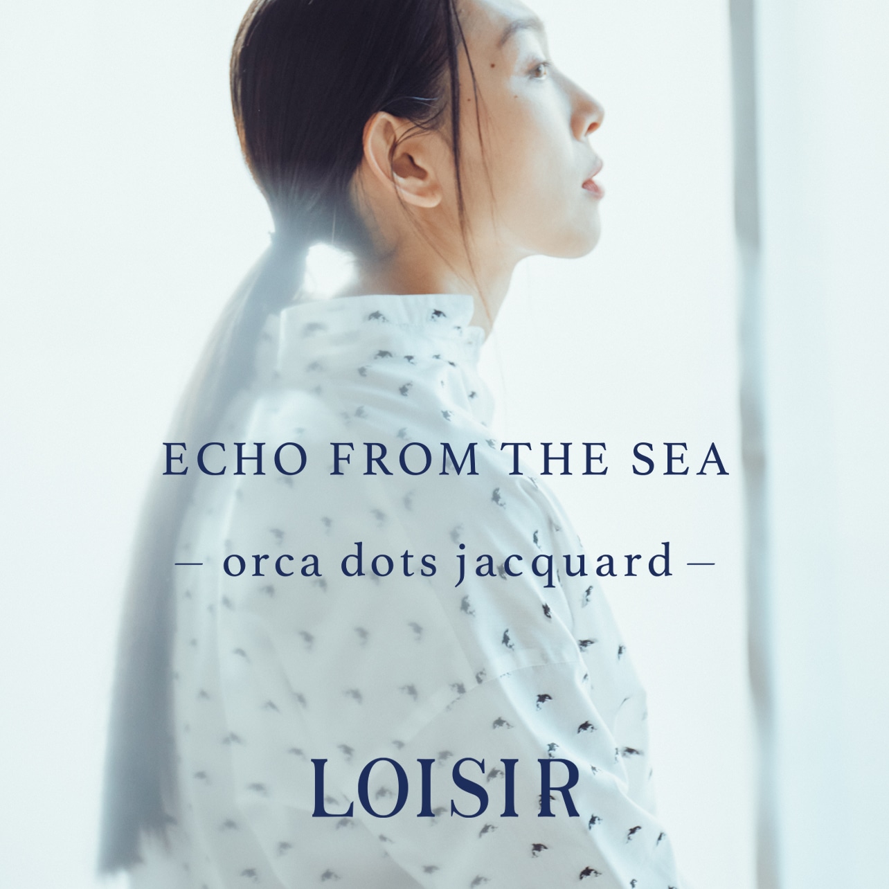 ECHO FROM THE SEA -orca dots jacquard-